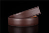 Plyesxale Luxury Designer Waist Belt For Men Genuine Leather Mens Belt cinturones para hombre Brown Gray Belts Waistband B818