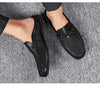 Large Size Mules Men Half Shoes For Man Slippers Leather Mens Semi-Drag Casual Shoes Backless Loafers Male Slides Flats Sandals