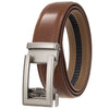 Cow Leather Men Belt 2024 New Automatic Genuine Leather Belts For Men Casual Brand Men's Belt Cowskin Strap Blue Brown B337