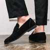 New Spring Casual Nubuck Leather Suede Loafer Shoes Mens Soft Trends Nightclub Shoes Business Dating Loafers Formal Party Shoes