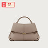 1Pcs High End Luxury Leather Smile Bag With Pleated Design Single Shoulder Large Capacity Commuting Handbag Purses And Handbags