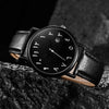 Men's Watches 2025 Simple Sport Arabic Numerals Analog Quartz Wristwatches Fashion Casual Leather Man Watches Relogios Masculino