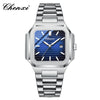 2025 New Man Watches Luxury Fashion Square Men's Quartz Watch Calendar Luminous Waterproof Stainless Steel High Quality Clock