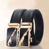 New Men'sAutomatic Buckle Belt Business Men's Belt Lychee CattleBelts for Men Luxury Designer Brand
