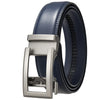Cow Leather Men Belt 2024 New Automatic Genuine Leather Belts For Men Casual Brand Men's Belt Cowskin Strap Blue Brown B337