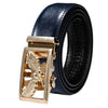 Luxury Brand New Designer Belts For Men Gold Buckle Yellow Blue Blue Black Cowskin Genuine Leather Belt Strap Casual Formal Gift
