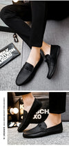 Men Loafers Shoes Man 2023 Fashion Comfy Slip-on Drive Moccasins Footwear Male Brand Leather Boat Shoes Men Casual Shoes