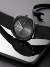 TOMI Men's Watch Minimalist Fashion Sports Watch Calendar Leather Casual Quartz Watch