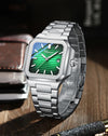 2025 New Man Watches Luxury Fashion Square Men's Quartz Watch Calendar Luminous Waterproof Stainless Steel High Quality Clock