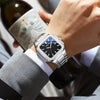 2025 New Man Watches Luxury Fashion Square Men's Quartz Watch Calendar Luminous Waterproof Stainless Steel High Quality Clock