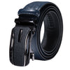 High Quality Brand Mens Belts Blue Cow Leather Automatic Buckles Ratchet Waistband Belt For Men Dress Jeans Suit Trousers Gift