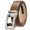 Cow Leather Men Belt 2024 New Automatic Genuine Leather Belts For Men Casual Brand Men's Belt Cowskin Strap Blue Brown B337