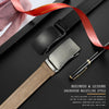 Men's Belt Metal Luxury Brand Automatic Buckle High-quality PU Leather High-quality Men's Business Casual Belt Multi-color