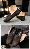 Men Loafers Shoes Man 2023 Fashion Comfy Slip-on Drive Moccasins Footwear Male Brand Leather Boat Shoes Men Casual Shoes