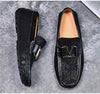 New Brand Men Natural Leather Shoes Casual Loafers Slip-on Business Dress Shoes Comfortable Driving Footwear Zapatos De Hombre