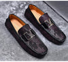 New Brand Men Natural Leather Shoes Casual Loafers Slip-on Business Dress Shoes Comfortable Driving Footwear Zapatos De Hombre