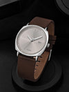 TOMI Men's Watch Minimalist Fashion Sports Watch Calendar Leather Casual Quartz Watch