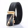 New Men'sAutomatic Buckle Belt Business Men's Belt Lychee CattleBelts for Men Luxury Designer Brand