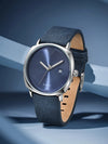 TOMI Men's Watch Minimalist Fashion Sports Watch Calendar Leather Casual Quartz Watch