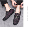 New Brand Men Natural Leather Shoes Casual Loafers Slip-on Business Dress Shoes Comfortable Driving Footwear Zapatos De Hombre