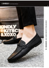 Men Loafers Shoes Man 2023 Fashion Comfy Slip-on Drive Moccasins Footwear Male Brand Leather Boat Shoes Men Casual Shoes