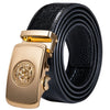 Luxury Brand New Designer Belts For Men Gold Buckle Yellow Blue Blue Black Cowskin Genuine Leather Belt Strap Casual Formal Gift
