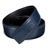 High Quality Brand Mens Belts Blue Cow Leather Automatic Buckles Ratchet Waistband Belt For Men Dress Jeans Suit Trousers Gift