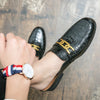Men's Black Half Shoes For Men Leather Loafers Shoes Man Mules Casual Shoes Male Footwear Fashion Social Mocassins Summer 2023