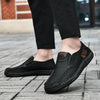 New Soft Men Loafers Slip On Leather Casual Shoes For Men Moccasins Plus Size 38-48 Flats Sneakers Men Handmade Design Man Shoes