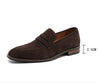 Men's Casual Shoes Cow Suede Genuine Leather Men Classic British Style Loafers Shoes Man Mens Light Driving Flats Shoes for Men