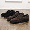 New Spring Casual Nubuck Leather Suede Loafer Shoes Mens Soft Trends Nightclub Shoes Business Dating Loafers Formal Party Shoes