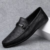 2022 New Black Loafers Men's Leather High Quality Designer Men's Shoes Leather Shoes Soft Sole Comfortable Casual Shoes Moccasin