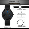 reloj hombre Watches Mens 2023 Minimalist Men's Fashion Ultra-thin Watch Simple Men Business Quartz Wristwatch relogio masculino