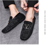 New Brand Men Natural Leather Shoes Casual Loafers Slip-on Business Dress Shoes Comfortable Driving Footwear Zapatos De Hombre