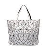 new luxury handbags women bags designer Beach Large tote Hologram Shoulder Bag sac a main Geometric bag bolsa feminina Silver