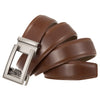 Cow Leather Men Belt 2024 New Automatic Genuine Leather Belts For Men Casual Brand Men's Belt Cowskin Strap Blue Brown B337