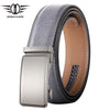 Plyesxale Luxury Designer Waist Belt For Men Genuine Leather Mens Belt cinturones para hombre Brown Gray Belts Waistband B818
