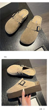 2024 NEW Mules Shoes Women Slippers Summer Beach Sandals Fashion Dress New Walking Slides
