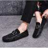 New Brand Men Natural Leather Shoes Casual Loafers Slip-on Business Dress Shoes Comfortable Driving Footwear Zapatos De Hombre