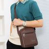 Men's Crossbody Bag Retro Fashion Large Capacity Casual Business Handbag Waterproof and Durable Shoulder Bags for Men
