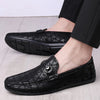 2022 New Black Loafers Men's Leather High Quality Designer Men's Shoes Leather Shoes Soft Sole Comfortable Casual Shoes Moccasin