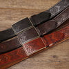 3.8CM Thick Cowhide Copper Smooth Buckle Genuine Leather Casual Jeans Cowboy Belt Men High Quality Luxury Male Strap Cintos