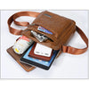 Men's Crossbody Bag Retro Fashion Large Capacity Casual Business Handbag Waterproof and Durable Shoulder Bags for Men
