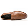 Men's Loafers Business Dress Leather Shoes Men's Brand Brown Oxford Shoes High Quality Soft Flat Casual Shoes mocassin homme
