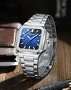 2025 New Man Watches Luxury Fashion Square Men's Quartz Watch Calendar Luminous Waterproof Stainless Steel High Quality Clock
