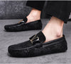 New Brand Men Natural Leather Shoes Casual Loafers Slip-on Business Dress Shoes Comfortable Driving Footwear Zapatos De Hombre