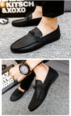 Men Loafers Shoes Man 2023 Fashion Comfy Slip-on Drive Moccasins Footwear Male Brand Leather Boat Shoes Men Casual Shoes